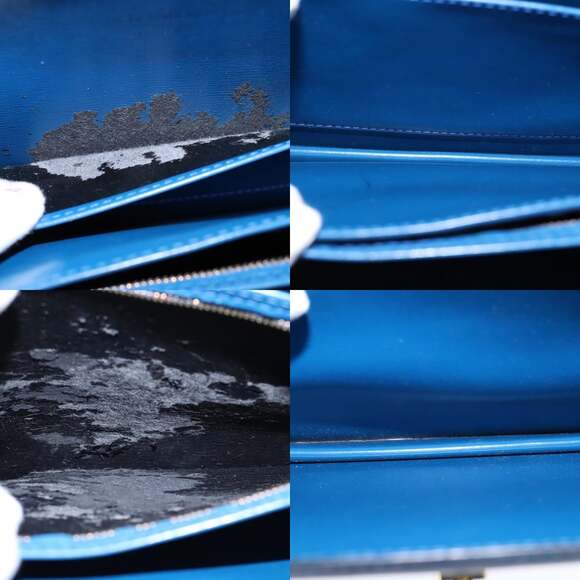 LOUIS VUITTON Epi Capuchin Shoulder Bag Blue M52345 - Picture 12 of 13